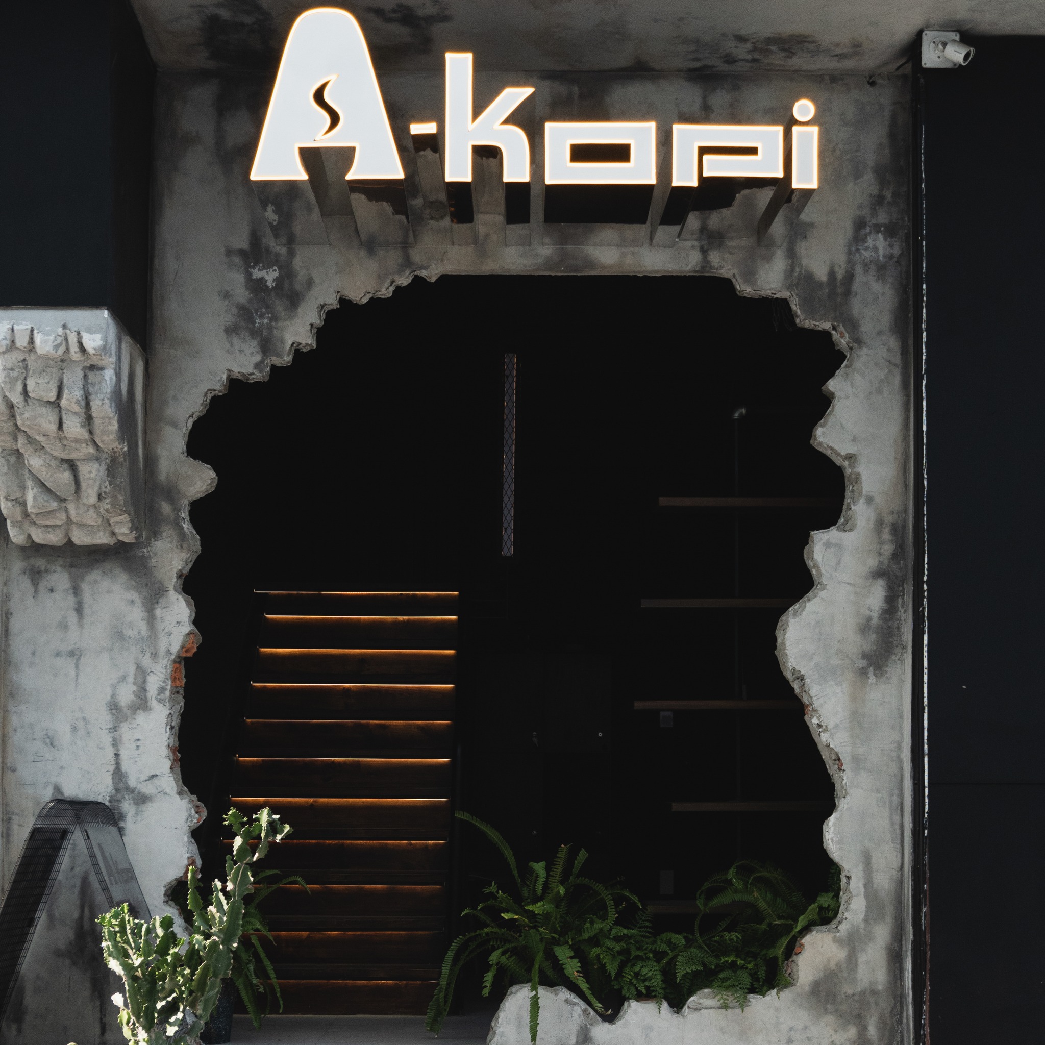 Lối vào A-kopi Đà Nẵng